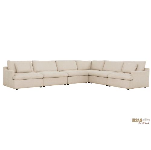 Urban Cali Long Beach Large Modular L-Shaped Sectional Sofa