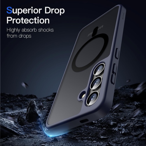 Magnetic Case for Samsung Galaxy S24+ / S24 Plus 5G, Compatible with MagSafe, Translucent Matte Back Shockproof Phone Cover