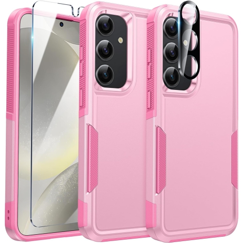 Samsung Galaxy S24-Plus Case: Rugged Heavy Duty Shockproof Protective Cell Phone Cover Military Grade Drop Protection Bumper Tough- Durable Dual