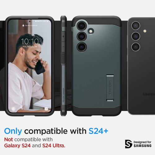 Spigen Case for Samsung Galaxy S24 Plus Case: Tough Armor Heavy Duty Shock Resistant for Samsung Galaxy S24 Plus Case