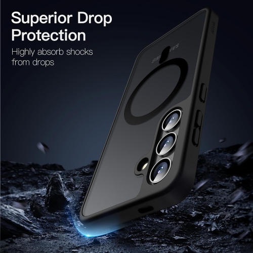 Magnetic Case for Samsung Galaxy S24+ / S24 Plus 5G, Compatible with MagSafe, Translucent Matte Back Shockproof Phone Cover
