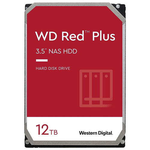 WD Red Plus 12TB 3.5" 7200RPM SATA Internal NAS Hard Drive