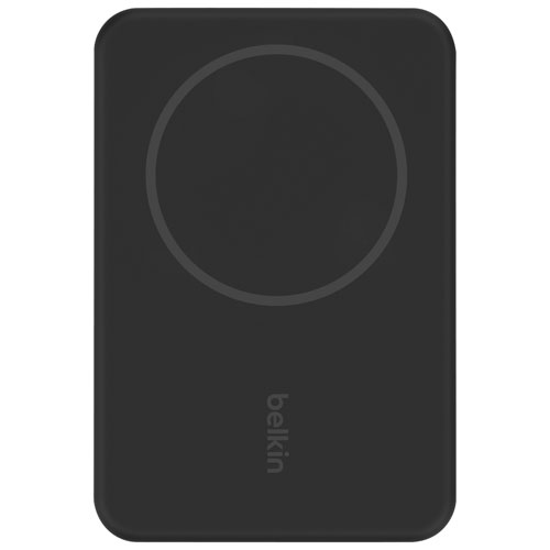 Belkin 5000 mAh USB-C Magnetic Wireless Power Bank with MagSafe - Black