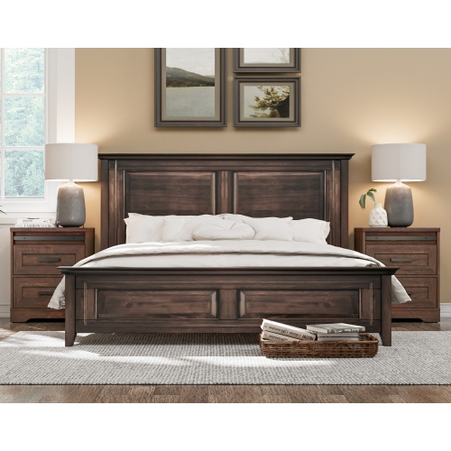 WAMPAT 2 Pack End Table with Charging Station Side Sofa Table with 3 Drawers, Modern Nightstand with Power Outlets & USB Ports for Living Room,