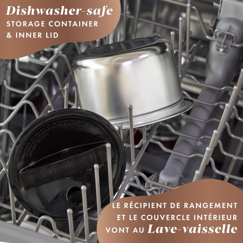 Crock-Pot Electric Lunch Box, Portable Food Warmer for On-the-Go, 20-Ounce, Licorice Black