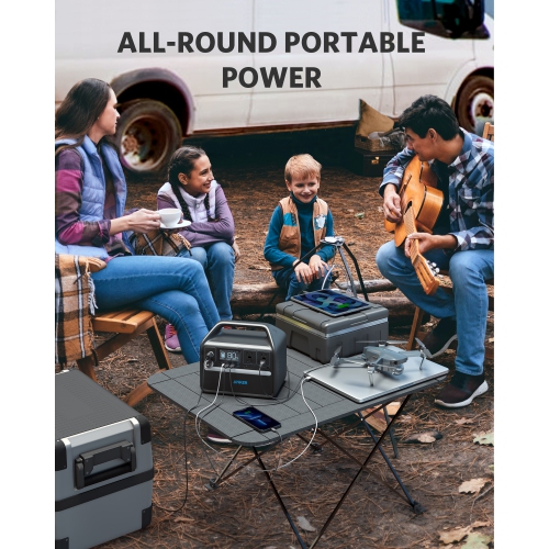 Boîte ouverte - Anker 512 Wh | génératrice solaire 500 W, station d'alimentation portative de 535 W.