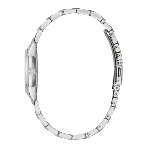 Montre à quartz pour femmes Sutton de Bulova 28 mm avec boîtier et bracelet en acier inoxydable argenté et cadran rose