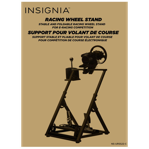 Support de simulateur de course universel d'Insignia - Noir