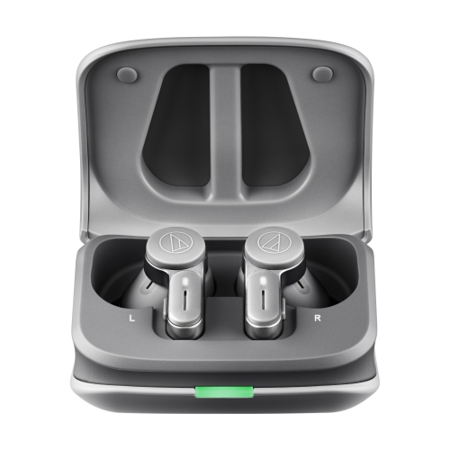 Audio-Technica ATH-TWX7GY True Wireless Earphones, with Active Noise Cancelling, Hear-Through Function, Multipoint Pairing, and EQ + Soundscapes via