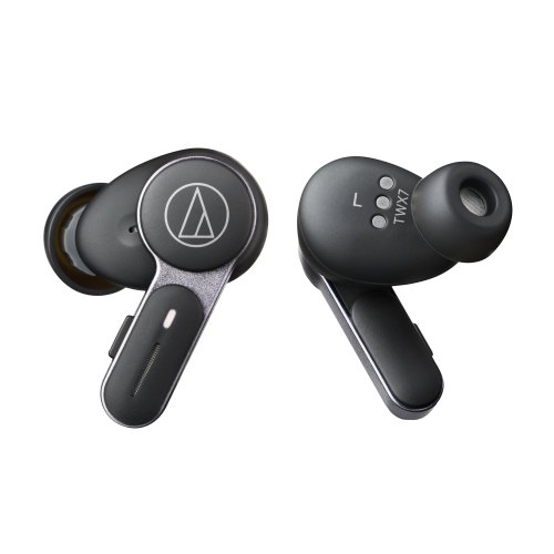 Audio-Technica ATH-TWX7BK True Wireless Bluetooth Earphones, with Active Noise Cancelling, Hear-Through Function, Multipoint Pairing, and EQ + Sounds