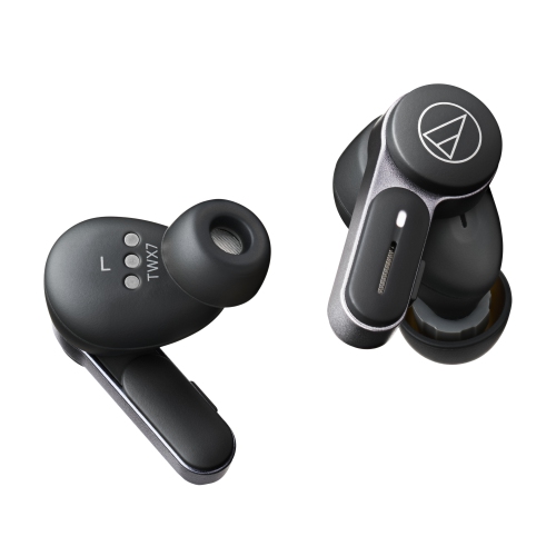 Audio-Technica ATH-TWX7BK True Wireless Bluetooth Earphones, with Active Noise Cancelling, Hear-Through Function, Multipoint Pairing, and EQ +