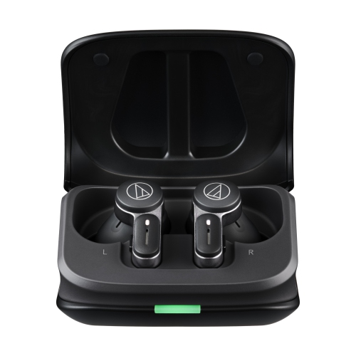 Audio-Technica ATH-TWX7BK True Wireless Bluetooth Earphones, with Active Noise Cancelling, Hear-Through Function, Multipoint Pairing, and EQ +