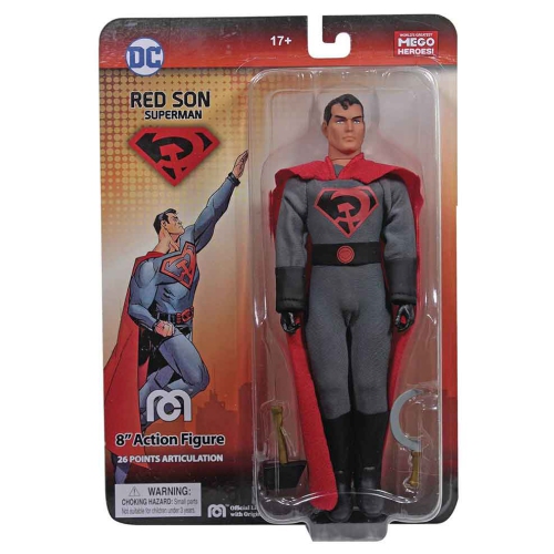 Mego DC Heroes 8 Inch Doll Figure Exclusive - Red Son Superman