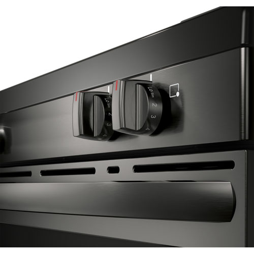 Frigidaire 30" 5.3 Cu. Ft. Fan Convection 5-Element Electric Air Fry Range (FCRE308CAD) - Black Stainless