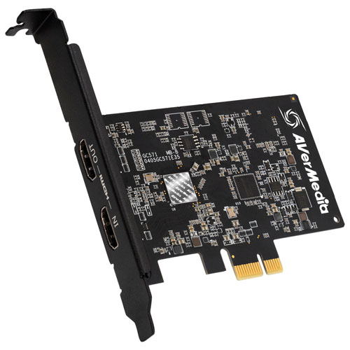 Carte de saisie UHD 4K30 LiveStreamer d'AVerMedia - Gris foncé