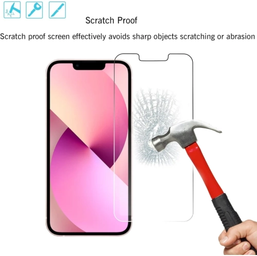 Améliorez la protection avec cet ensemble de 3 protecteurs d'écran en verre trempé pour iPhone 16E SE 4 2025/14/13/13 Pro [6,1&nbsp;po] - Design