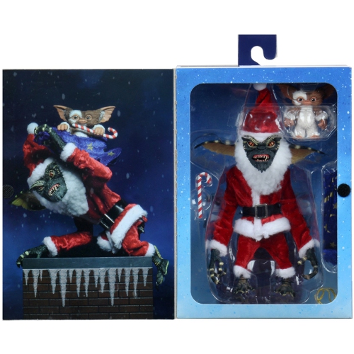 Gremlins 6 Inch Action Figure Ultimate Series - Santa Stripe with Mini Gizmo
