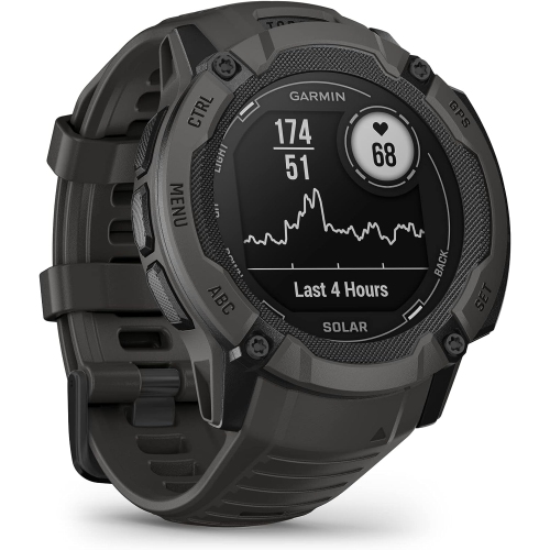 Garmin Instinct 2X Solar, Rugged GPS Smartwatch, Built-in Flashlight, Solar Charging Capability, Multi-Band GNSS, Graphite by GARMIN - Refurbished condition - Image 3