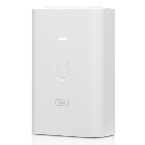 Ubiquiti 48-volt 24-Watt PoE Adapter - White