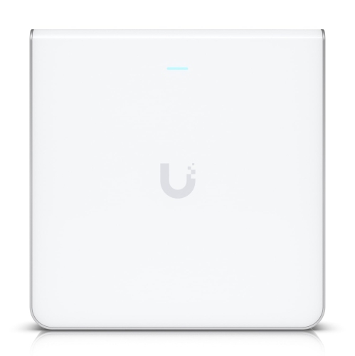 UBIQUITI  Wall-Mount Wifi6 Ap 2.5 GBe, Built-In Poe Switch, 10.2 GBps Ota, 600+ Client Capacity - In White