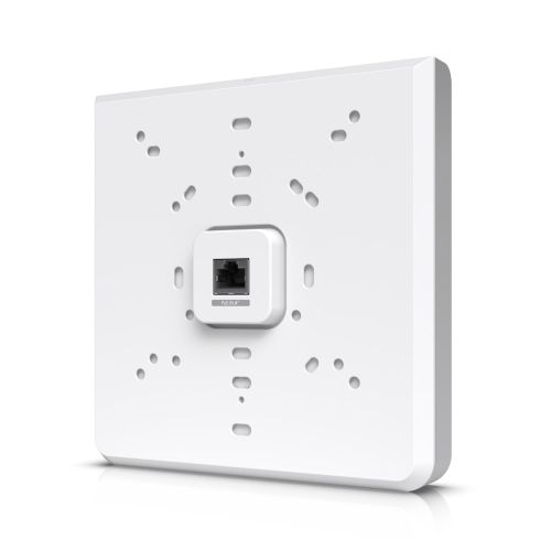 Ubiquiti Wall-Mount WiFi6 AP 2.5 GbE, Built-in POE Switch, 10.2 Gbps OTA, 600+ Client Capacity - White