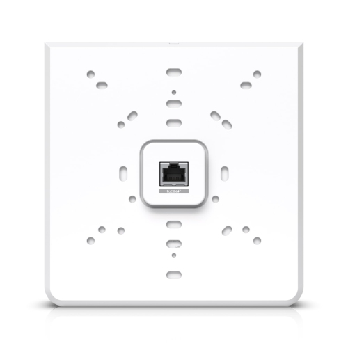 Ubiquiti Wall-Mount WiFi6 AP 2.5 GbE, Built-in POE Switch, 10.2 Gbps OTA, 600+ Client Capacity - White
