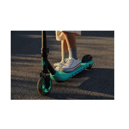 Refurbished (Excellent) - Segway Ninebot eKickScooter ZING A6 Kid's Electric Scooter (80W Motor / 5km Range / 12km/h Top Speed) - Green/Grey