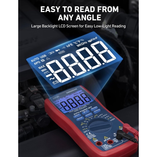 Multimètre numérique TRMS 6000