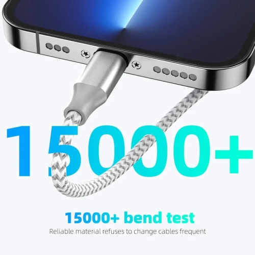 Apple MFi Certified iPhone Charger - 3-Pack 10FT Long Lightning Cable for Fast Charging & High-Speed Data Sync. Compatible with iPhone 13/12/11 Pro