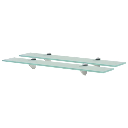 VIDAXL  Floating Shelves 2 PCs Glass 60X20 Cm 8 Mm
