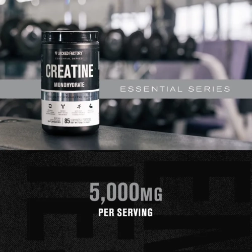 Creatine Monohydrate Powder 425g - Muscle Growth, Strength, Energy - Jacked Factory