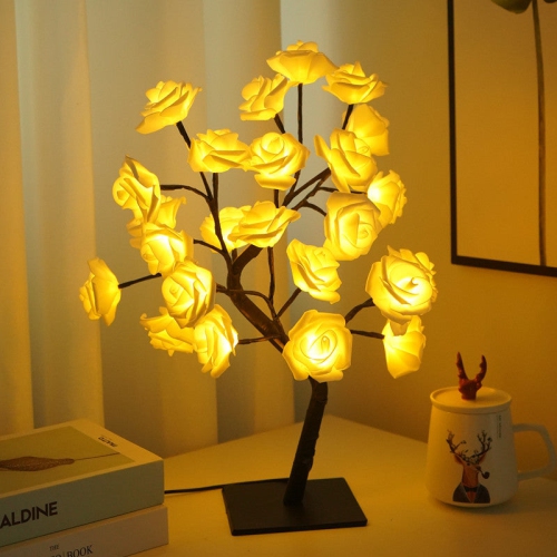 Bonsai Bright Luminous LED Flower Tree Warm White Soothing Light