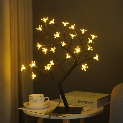 Bonsai Bright Luminous LED Flower Tree Warm White Soothing Light