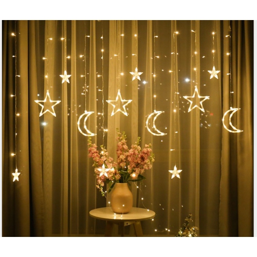 Bonsai Bright Hanging LED Stars Curtain Light Warm White