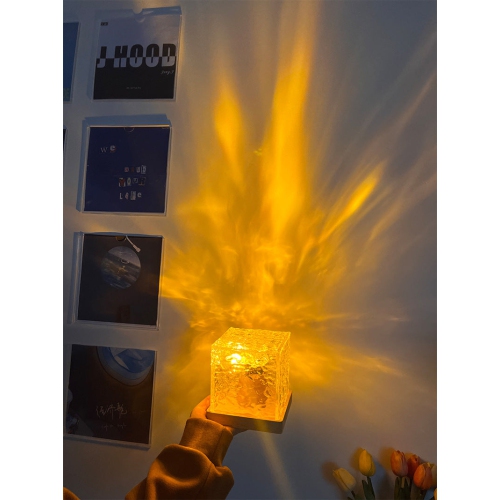 Bonsai Bright Soothing Water Light Projection Lamp Yellow Light