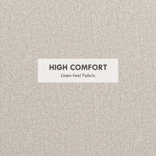 HOMCOM – Table basse ronde avec plateau rabattable, table centrale avec rangement dissimulé, repose-pieds en lin pour salon, chambre d'étudiant,