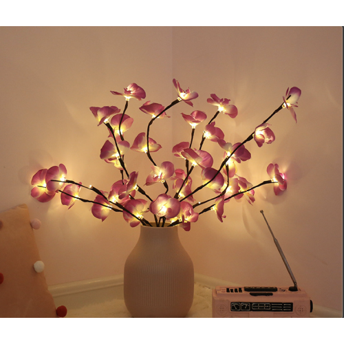 Bonsai Bright Enchanted Cherry Blossom Branch LED Lamp Beads Indoor Night Light