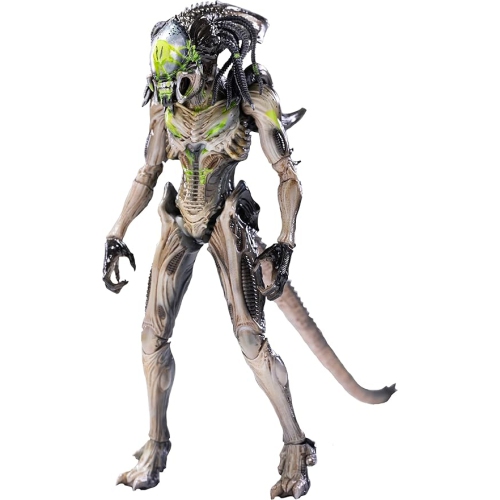 HIYA TOYS  - Alien Vs. Predator: Requiem Battle Damage Previews Exclusive Predalien 1/18-Scale Figure [Collectables] Figure, Collectible