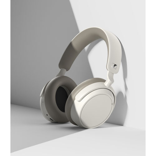 Casque d'écoute Bluetooth à suppression du bruit ACCENTUM Plus de Sennheiser - Blanc