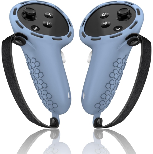 Étui protecteur pour accessoires Oculus/Meta Quest 3, protecteur de couvercle de manette en silicone, habillage souple avec couvre-visage et