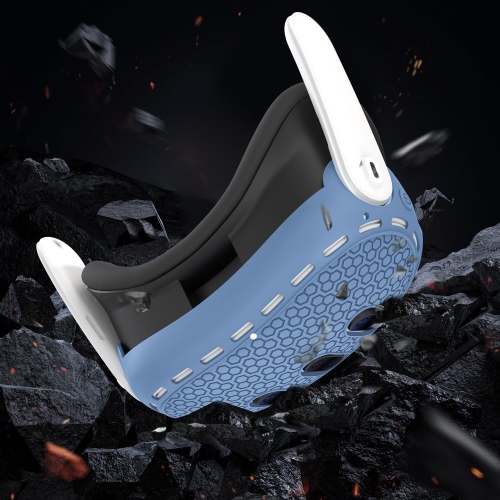 Étui protecteur pour accessoires Oculus/Meta Quest 3, protecteur de couvercle de manette en silicone, habillage souple avec couvre-visage et