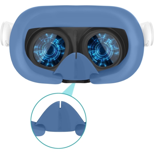 Étui protecteur pour accessoires Oculus/Meta Quest 3, protecteur de couvercle de manette en silicone, habillage souple avec couvre-visage et