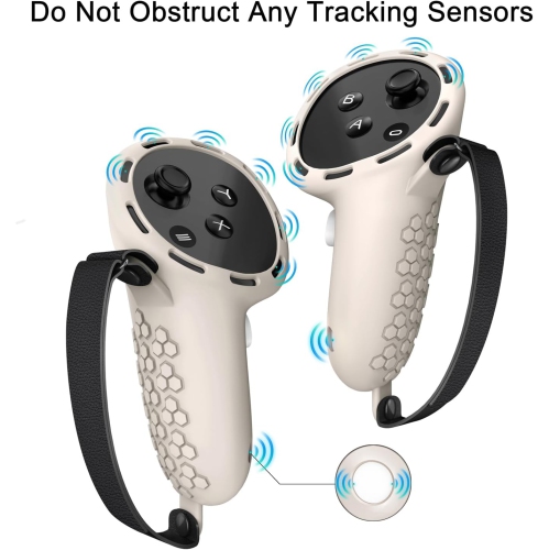 Étui protecteur pour accessoires Oculus/Meta Quest 3, protecteur de couvercle de manette en silicone, habillage souple avec couvre-visage et