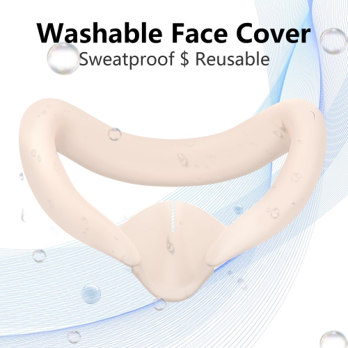 Étui protecteur pour accessoires Oculus/Meta Quest 3, protecteur de couvercle de manette en silicone, habillage souple avec couvre-visage et