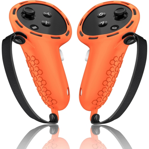 Protective Cover for Oculus/Meta Quest 3 Accessories, Silicone Controllers Grip Cover Protector, Soft Shell Skin with Face Cover and Lens Cover by