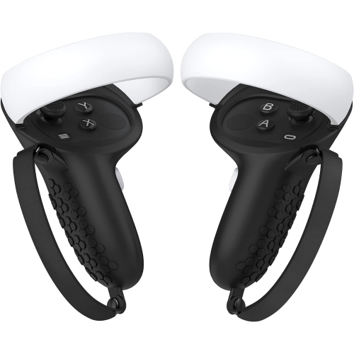 Protective Cover for Oculus/Meta Quest 2 Accessories, Silicone Controllers Grip Cover Protector, Soft Shell Skin with Face Cover and Lens Cover by