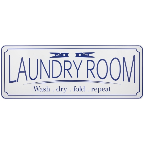 Laundry Room Metal Wall Sign - 36.25"