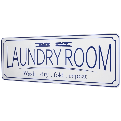 Laundry Room Metal Wall Sign - 36.25"
