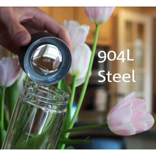 Python Bionic Molecular Hydrogen Water Bottle - Portable SPE/PEM ERW Hydrogen Water with Platinum Titanium Electrodes for Antioxidant-Rich &