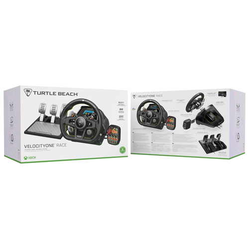 Turtle Beach VelocityOne Racing Wheel & Pedal System for Xbox Series X|S/Xbox One/PC - Black